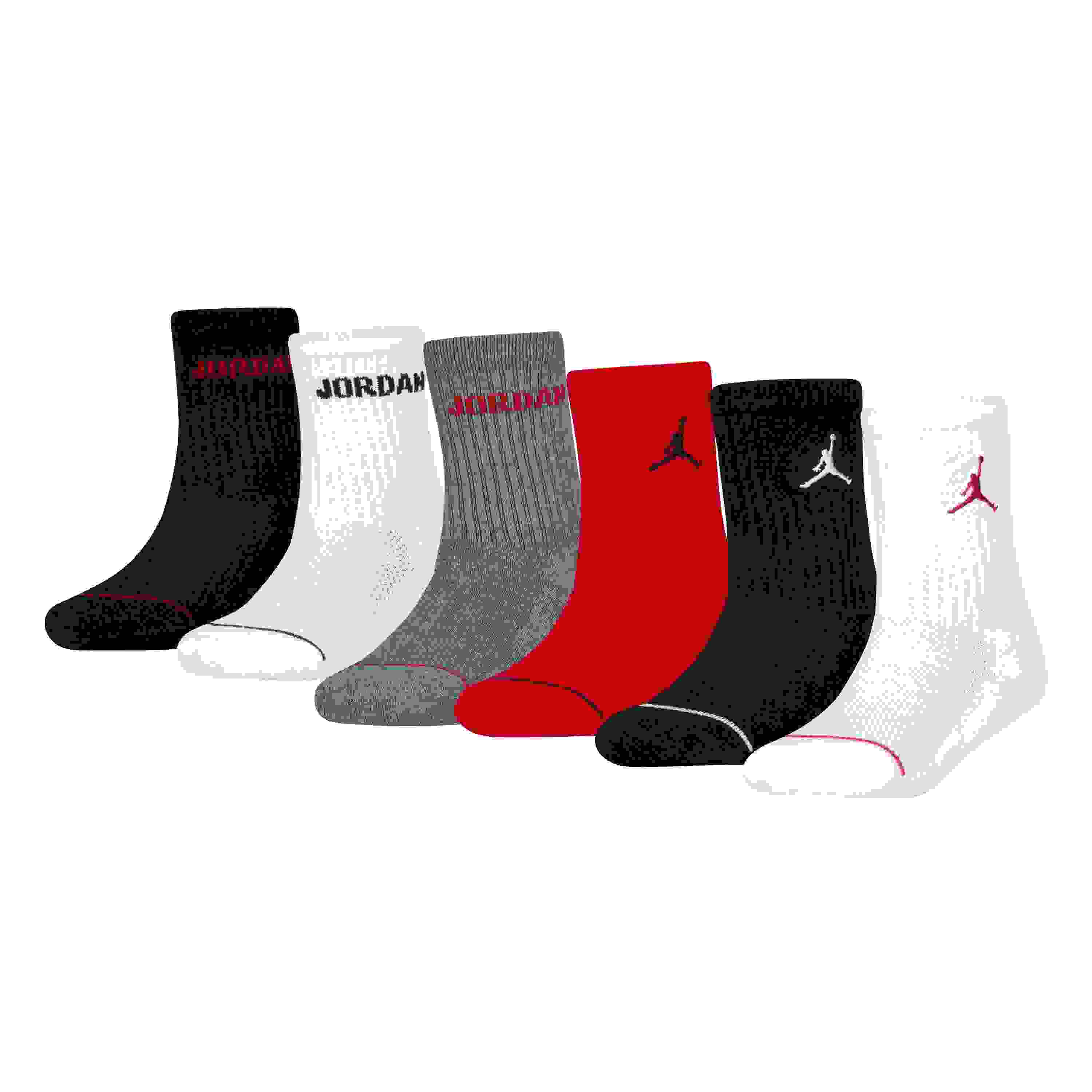 Jordan Legend Youth Crew Socks-6pk